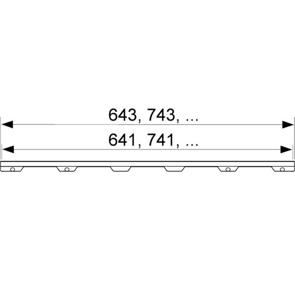 TECEdrainline Fliesenmulde plate II 900 mm aus Edelstahl 600972 für Duschrinne gerade - Bild 2