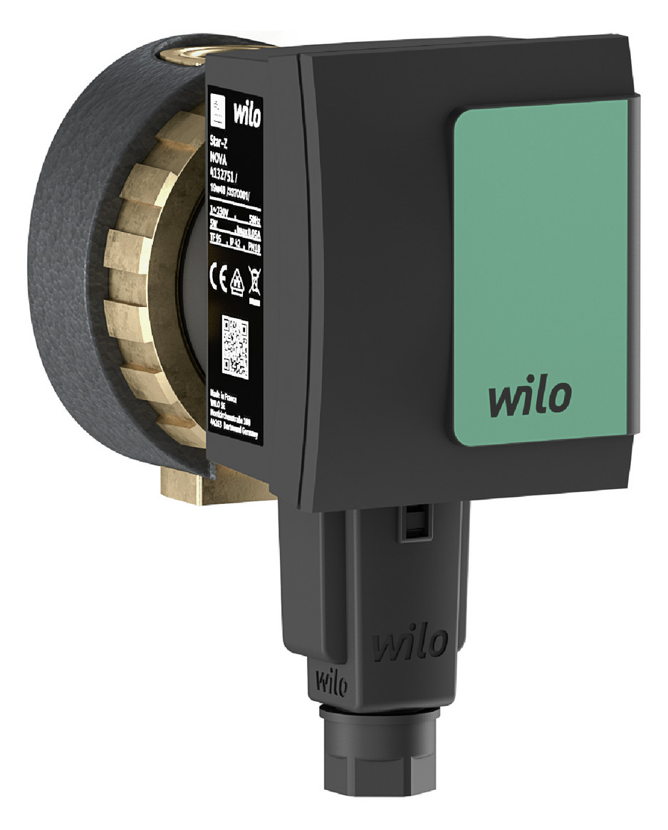 Wilo Star-Z NOVA Nassläufer-Hocheffizienzpumpe 1/2'' Baulänge 84 mm 4132750 - Bild 1