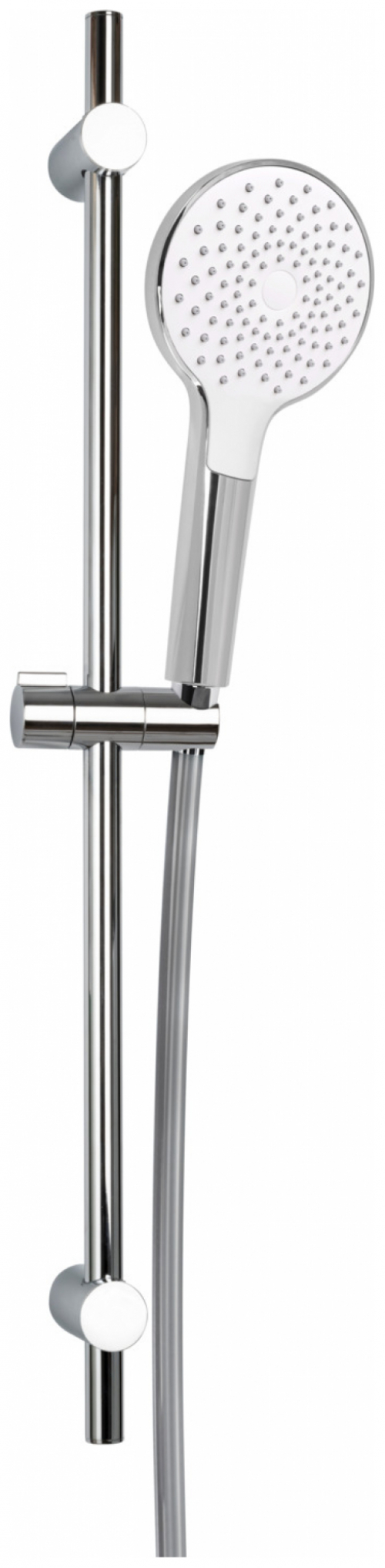 VIGOUR Brausegarnitur individual 2.2 Stange 60cm, Schlauch, Handbrause rund verchromt