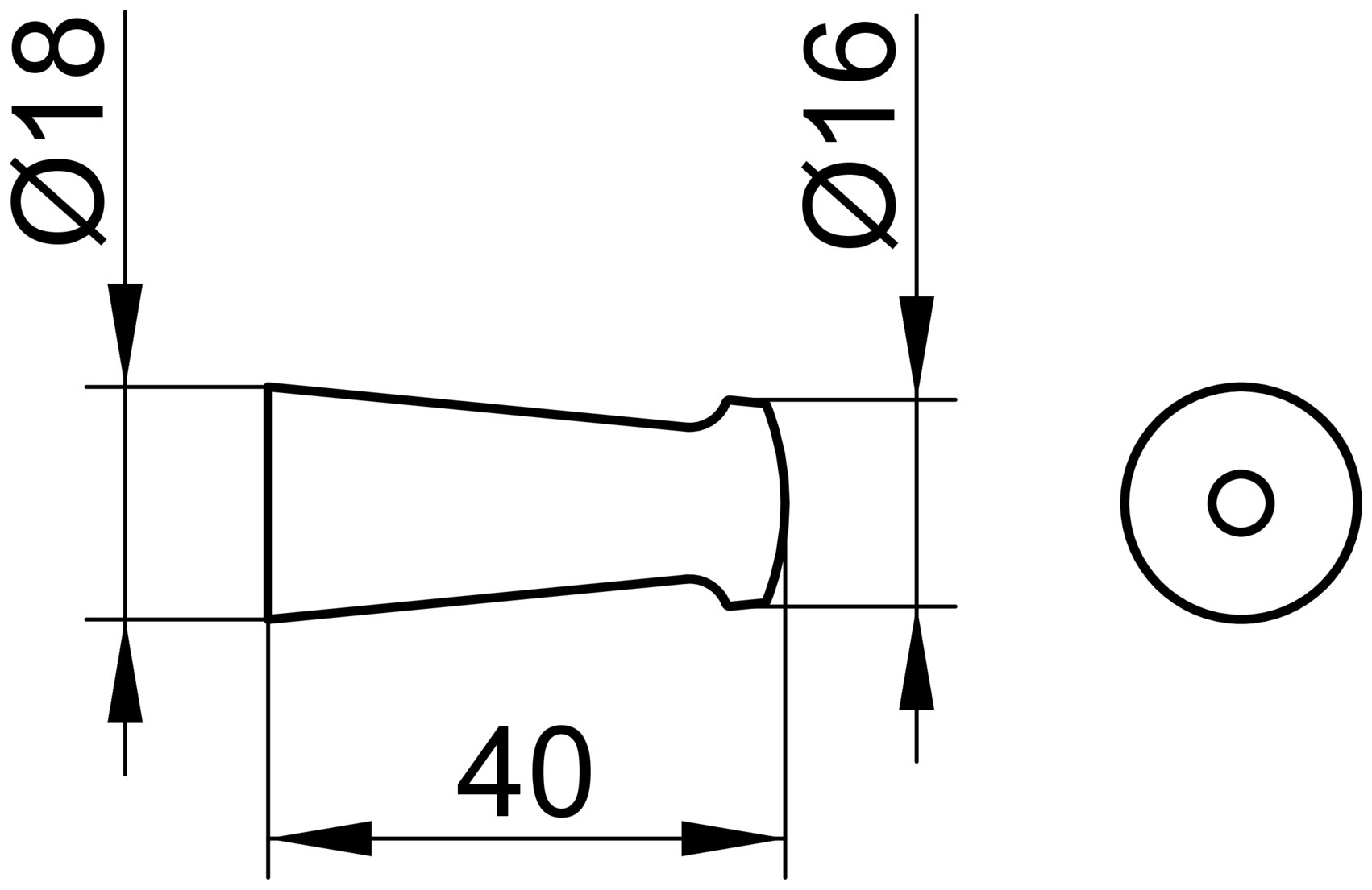 Keuco Handtuchhaken City.2 verchromt, 40 mm 02714010000 - Bild 2
