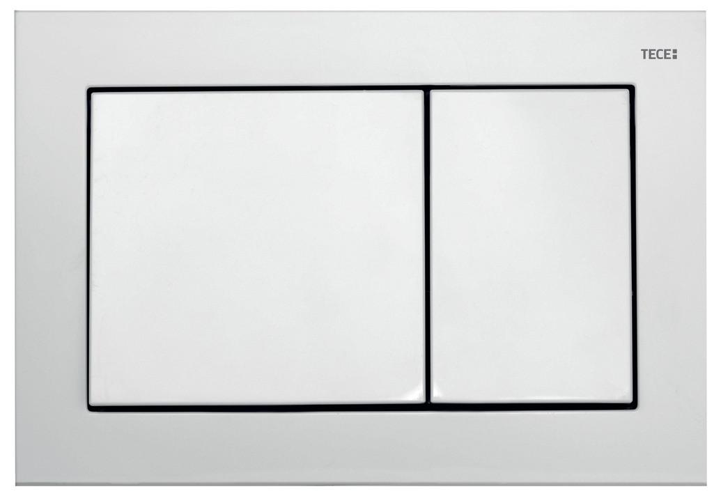 TECEbase WC-Betätigungsplatte 2-Mengen weiss 9240700 - Bild 1