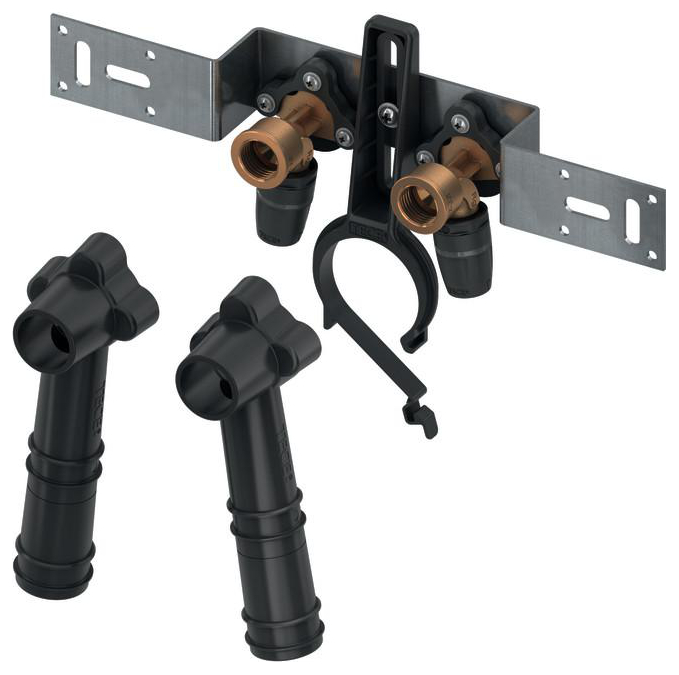 TECElogo-Push Montageeinheit mit Wandscheibe 80 mm 16 mm x 1/2'' IG Rotguss/Siliziumbronze 8723101 - Bild 1