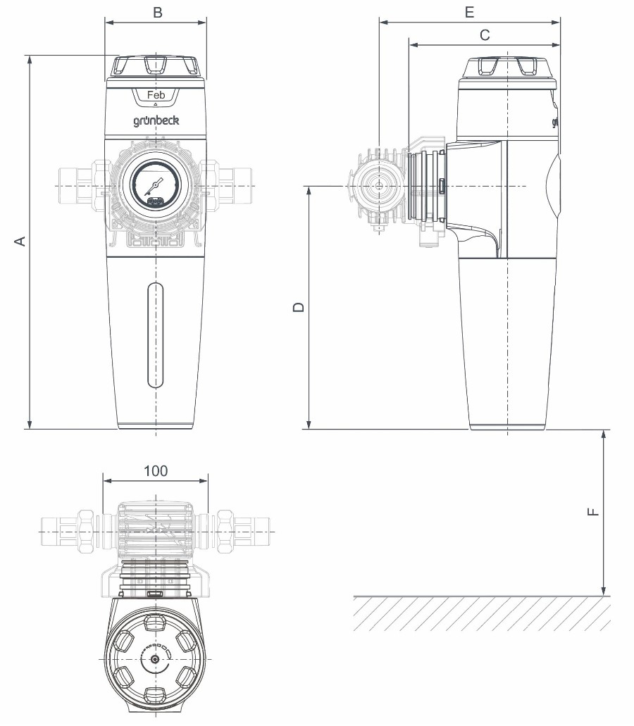 Grünbeck Feinfilter pureliQ:KDX 101000020000, für cliQlock Modulsystem - Bild 2
