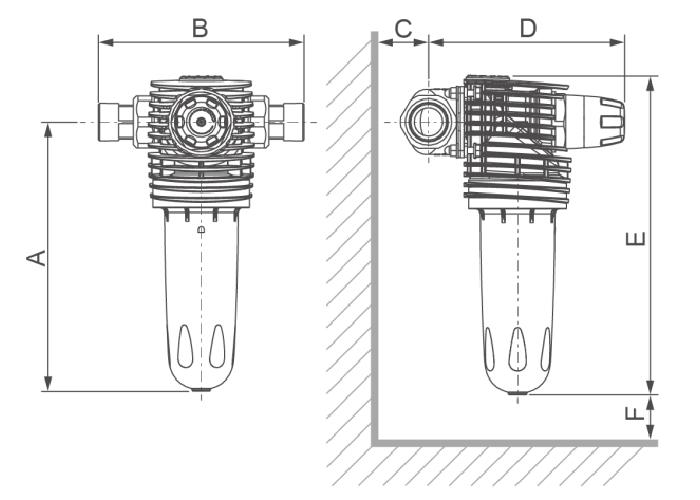 Grünbeck Feinfilter BOXER KDX 3/4'' DN 20 mit Druckminderer 101815 - Bild 2