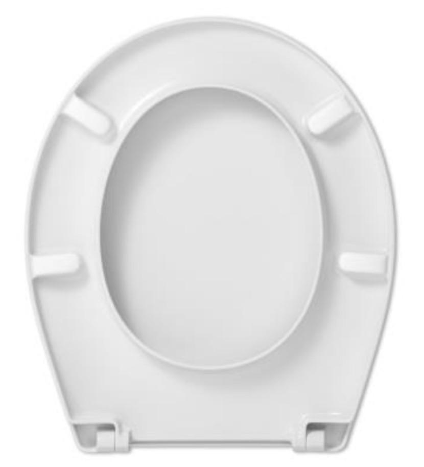 WC-Sitz one mit Deckel, weiß, mit Edelstahl-Scharnieren - Bild 3