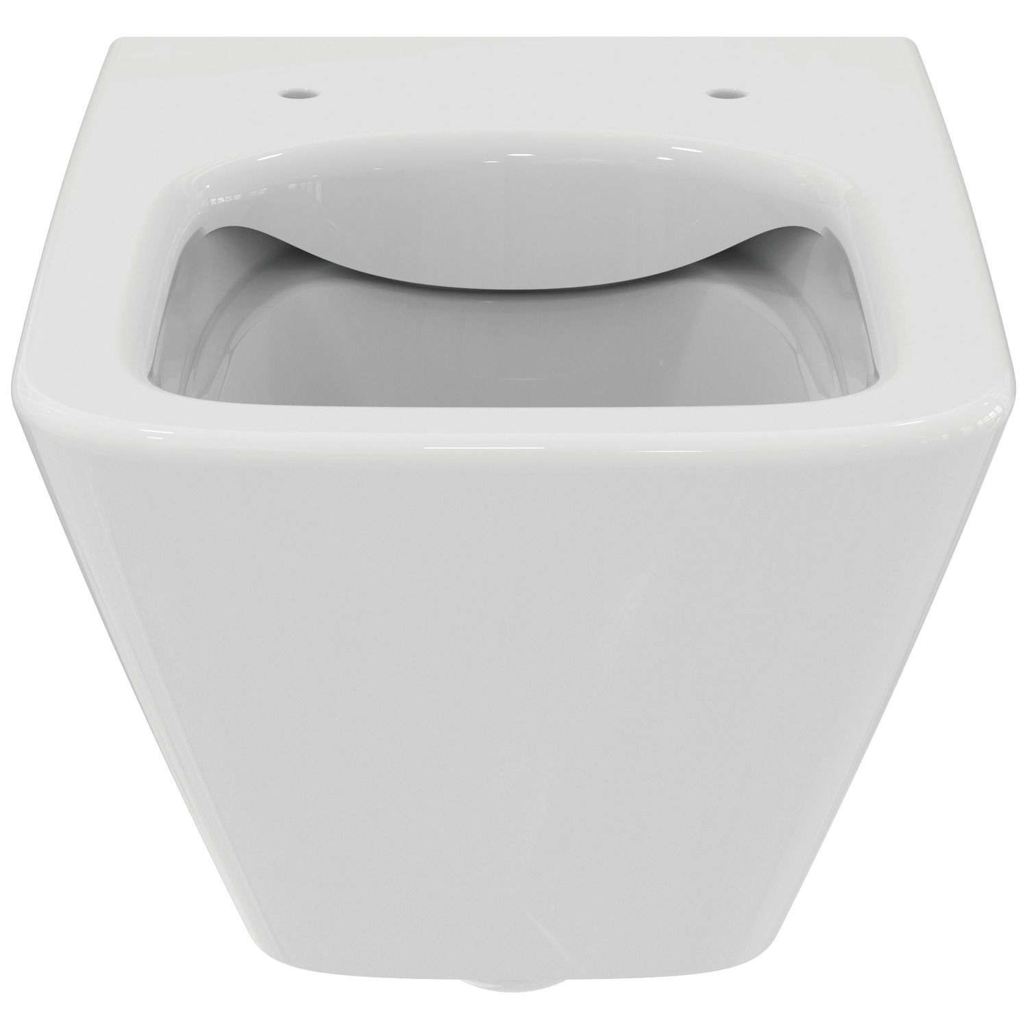 VIGOUR Wand-Tiefspül-WC derby V3 edge PflegetectPlus weiss, spülrandlos, offene Befestigung