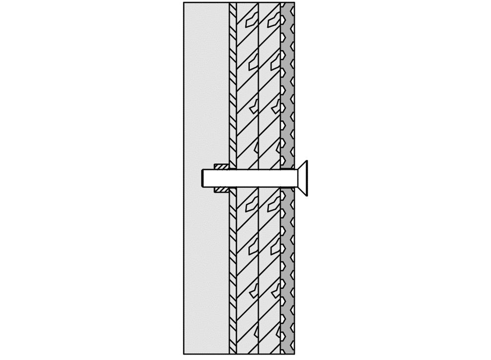 HEWI Befestigungsart BM 13.2, für Stützgriffe/Sitz an Leichtbauwand mit Stahl-Tragständer - Bild 1