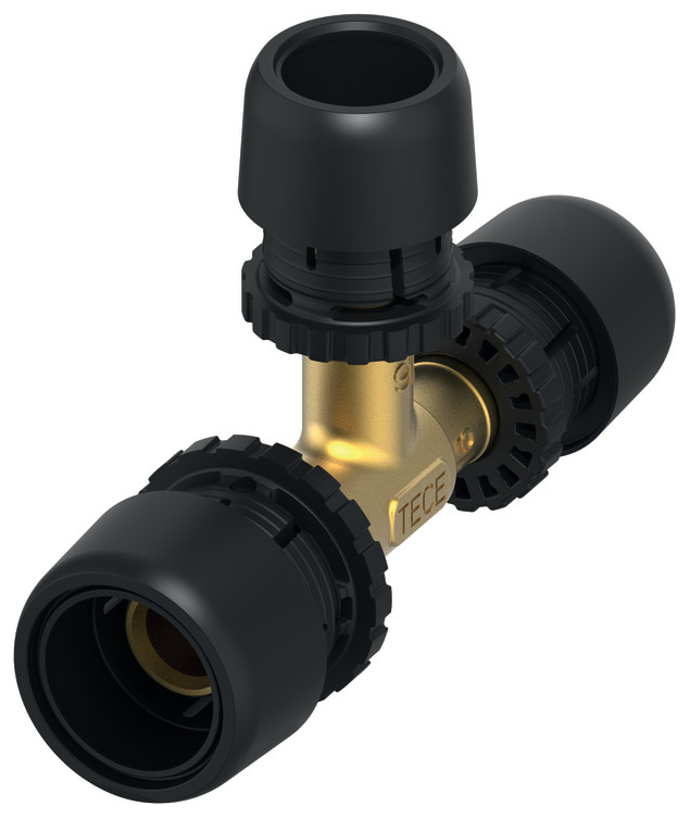 TECElogo-Ax T-Stück reduziert 20x16x20 mm Siliziumbronze 8803003 - Bild 1