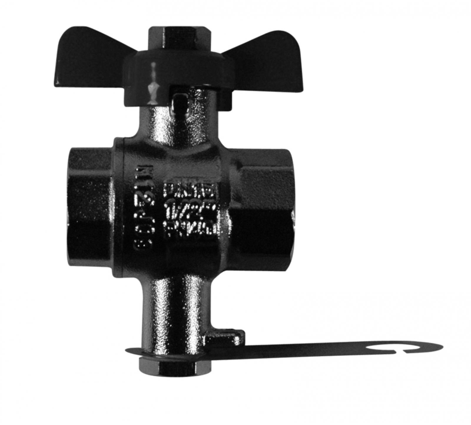 Allmess Wärmezähler Zubehör Kugelhahn 1/2''-D komplett 10195A - Bild 1