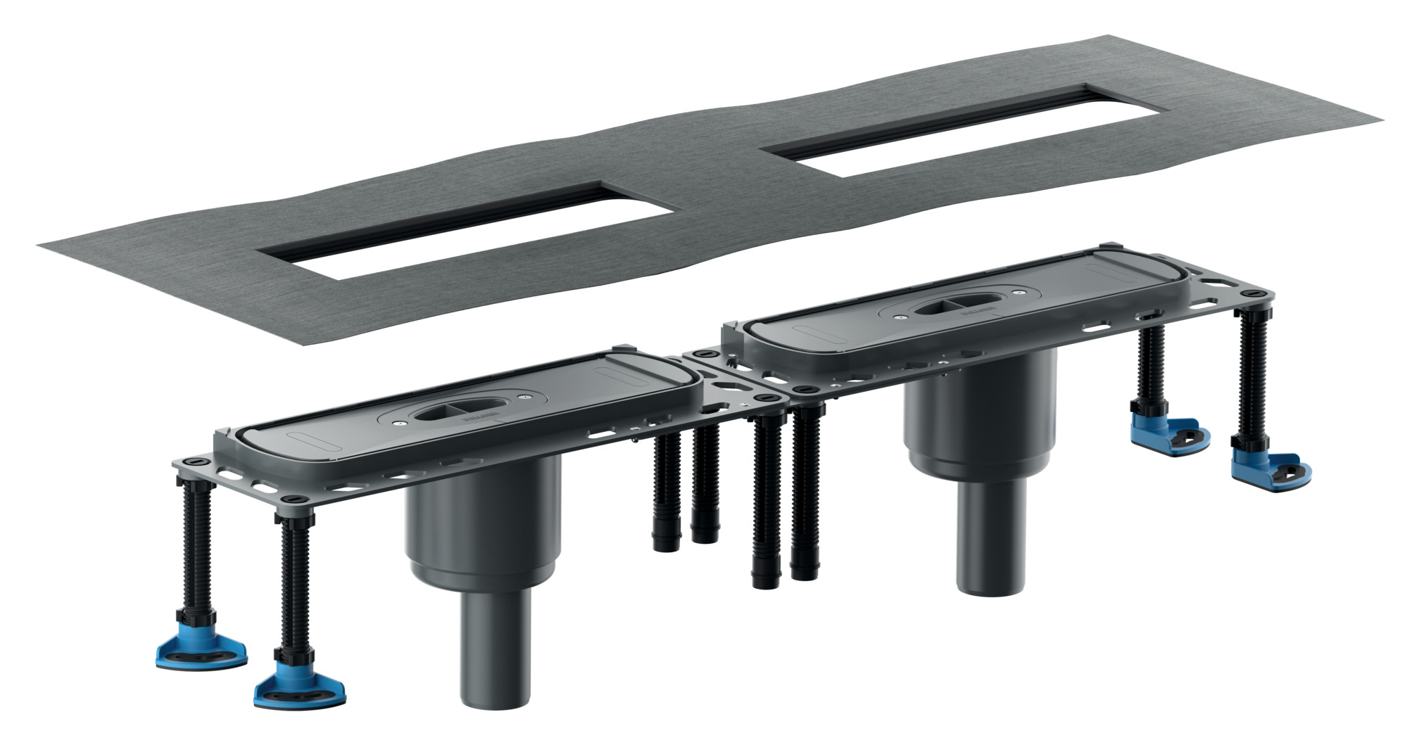 Dallmer DallFlex Duo Ablaufgehäuse DN 50 Abgang senkrecht 539083 - Bild 1