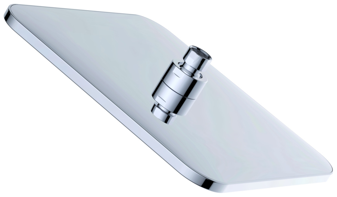 VIGOUR Kopfbrause V1 250x250mm edge verchromt