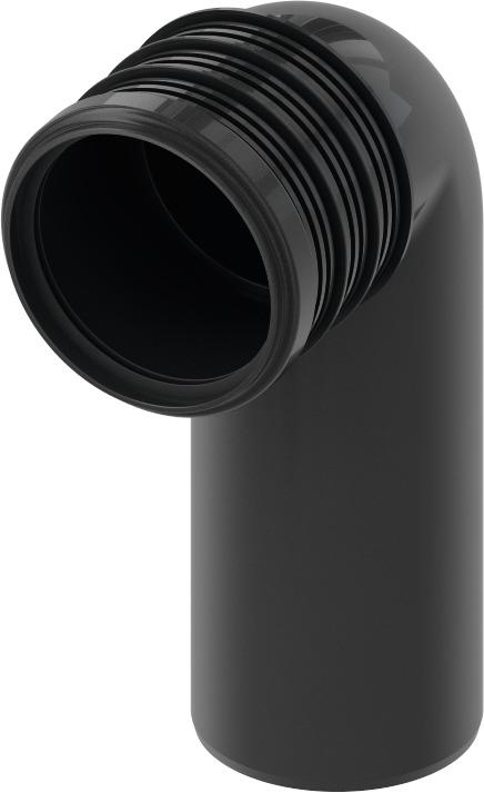 TECEprofil WC-Anschlussbogen 9820134, DN 90/90 aus PP, 90 Grad, für TECE Spülkasten - Bild 1