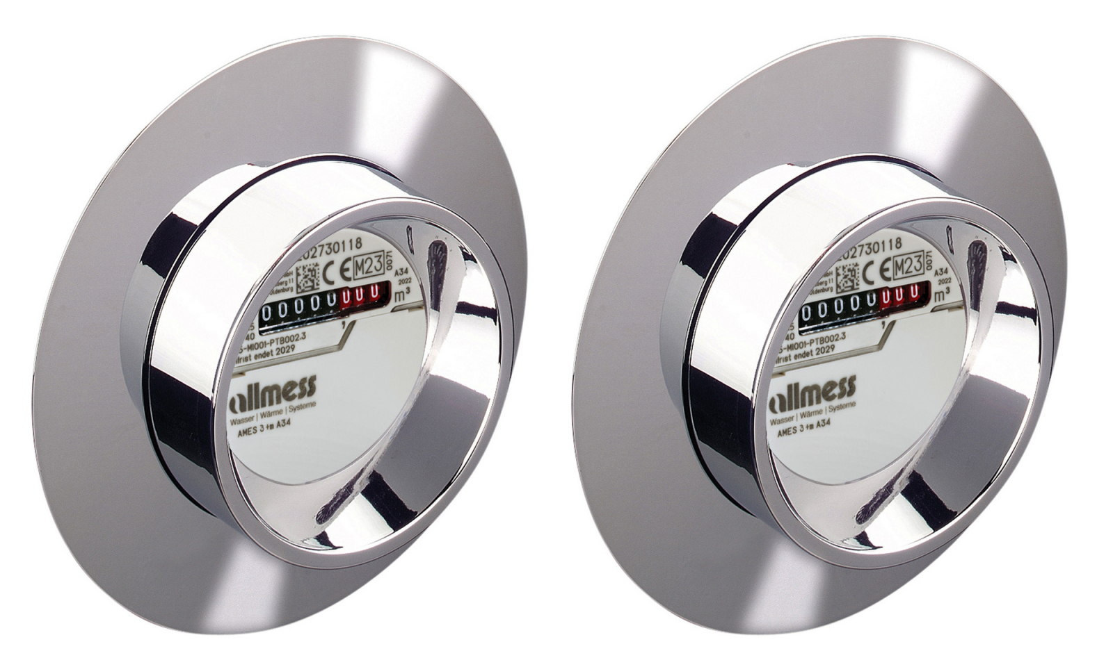 Wasserzähler Modul UP-fix Plus DUO 3/4'' mit Allmess Meßkapsel UP 6000-MK, Oberteile (Eichung 2024) - Bild 3