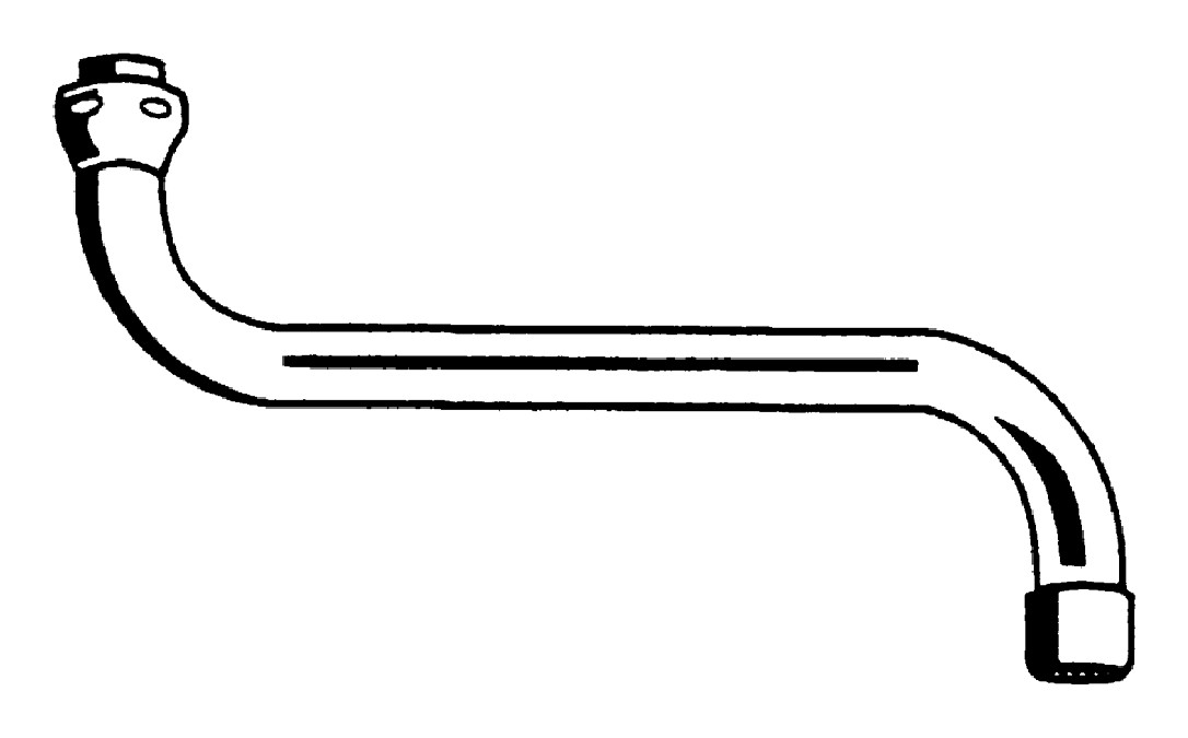 GROHE S-Auslauf Atlanta DN15 Ausladung 200mm chrom 13084000 - Bild 2