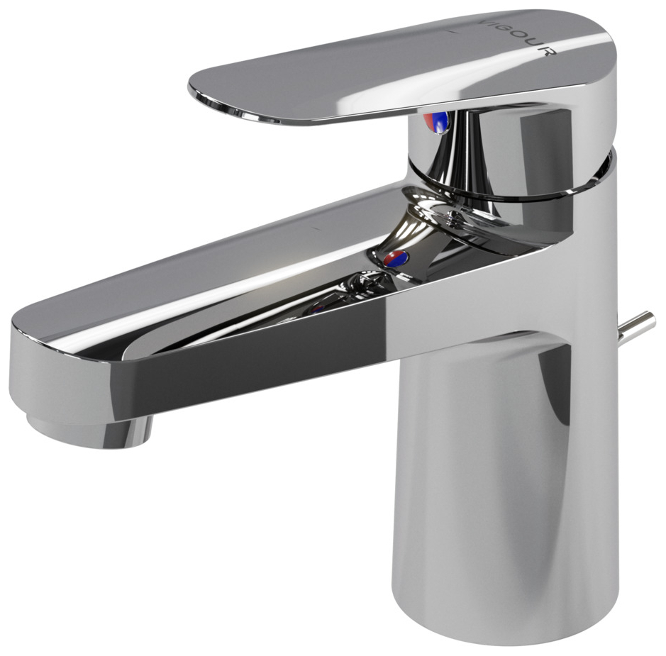 VIGOUR Einhand-Waschtischbatterie one verchromt mit Zugstangen-Ablaufgarnitur - Bild 2