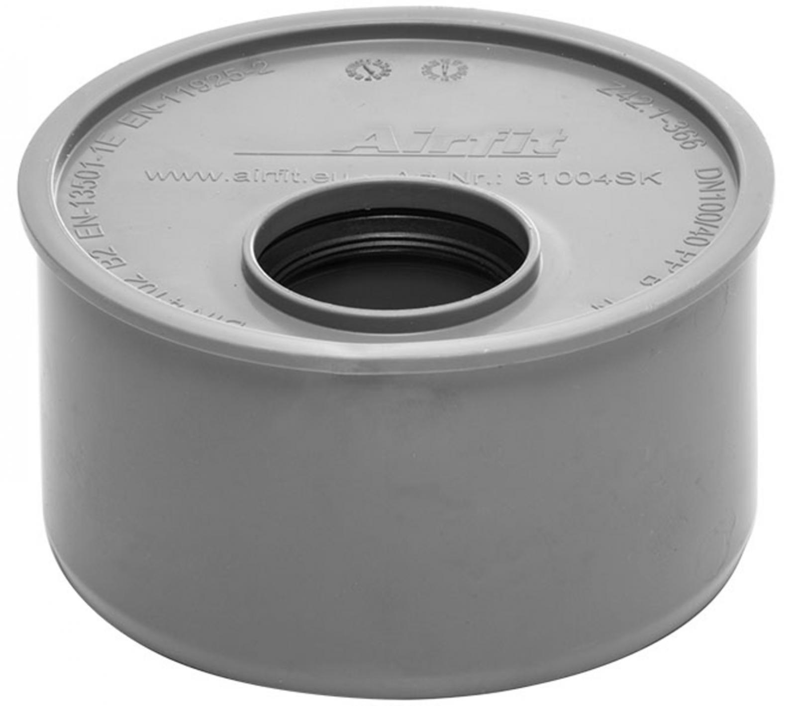 Airfit Reduzierstück superkurz DN 100x40 geringe Einbauhöhe 81004SK - Bild 1