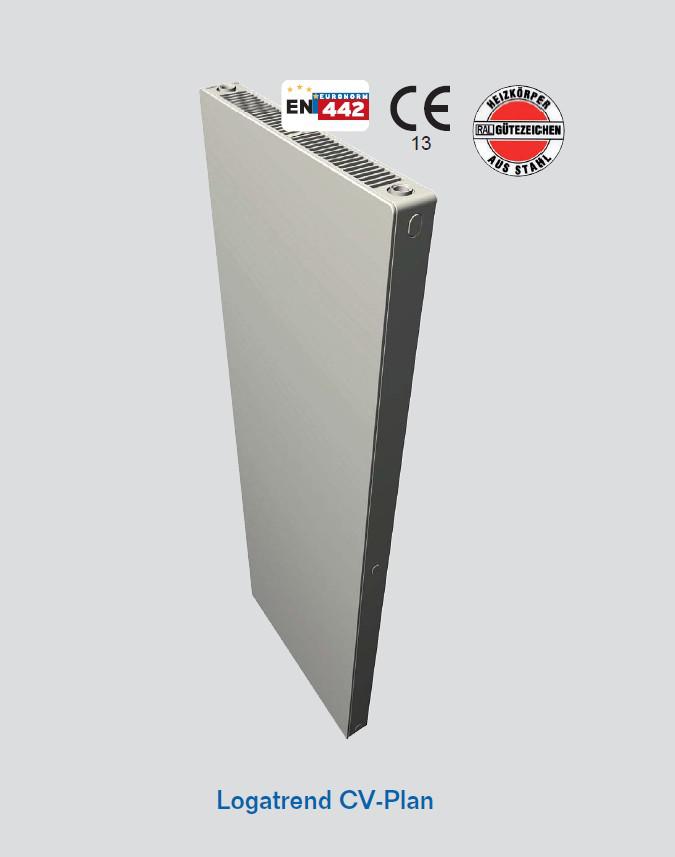 Buderus CV-Plan 21x1800x700 Logatrend Vertikal-Flachheizkörper mit Befestigungsmaterial 7728704307 - Bild 2