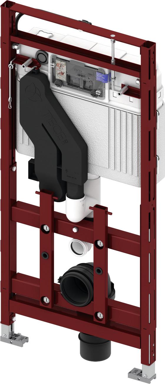 TECElux Spülkasten WC-Modul 400 BH 1120 Einwurfschacht 9600400 - Bild 1