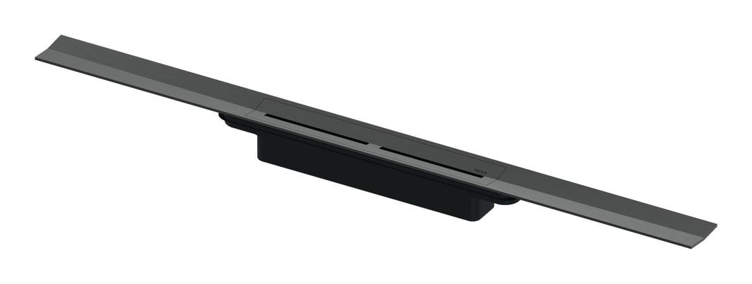 TECEdrainprofile Duschprofil 800 mm Edelstahl, Brushed Black Chrome / Chrom schwarz gebürstet - Bild 1