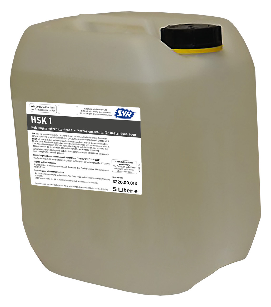 SYR Heizungsschutzkonzentrat HSK 1, Kanister 5 Liter coracon HE 6, 3220.00.013 - Bild 1