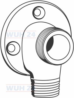 Grohe Wandscheibe 1/2 Zoll chrom 12015000