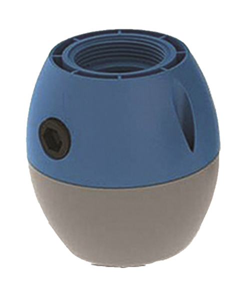 Rueckschlagklappe 11/2'' und 2'' aus Kunststoff, mit Adapter und Entleerungsschraube - Bild 1