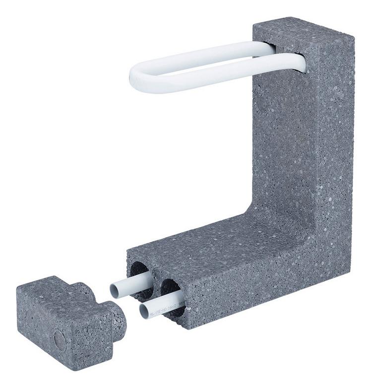 Heizkörperanschlussblock Alpex F50 Profi für Alpex F50 Profi Rohr 16x2.0mm H310mm 75900402 - Bild 1