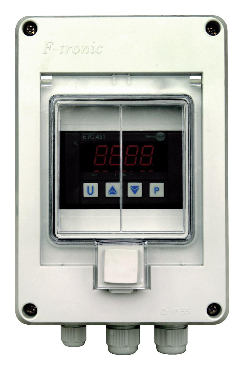 bamaheat Thermostat mit Rohranlege- und Umgebungsfühler, Alarmkontakt, Wandaufbau 8000-80.04 - Bild 1