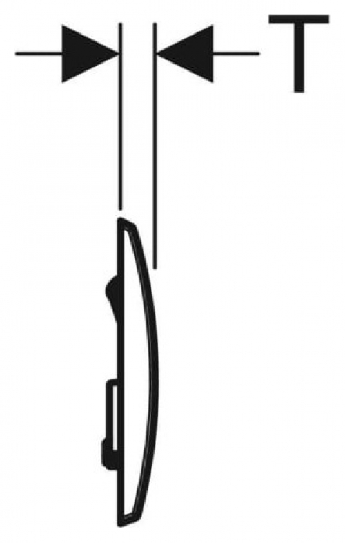 Geberit Kappa20 Betätigungsplatte 2-Mengen-Spülung weiß-alpin 115.228.11.1 - Bild 3