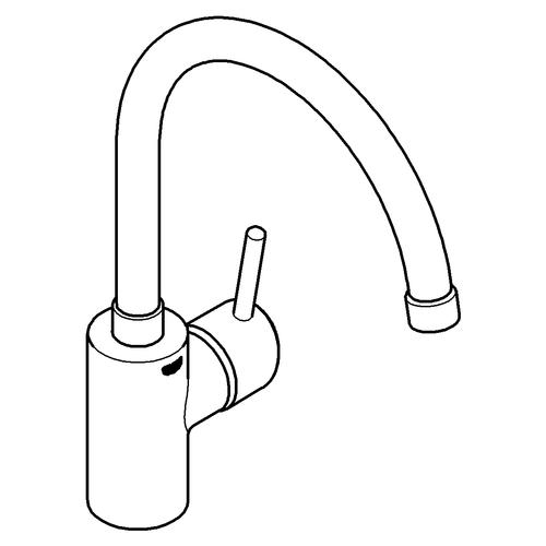 Grohe Einhand Spültischbatterie Concetto chrom 31132001 - Bild 2