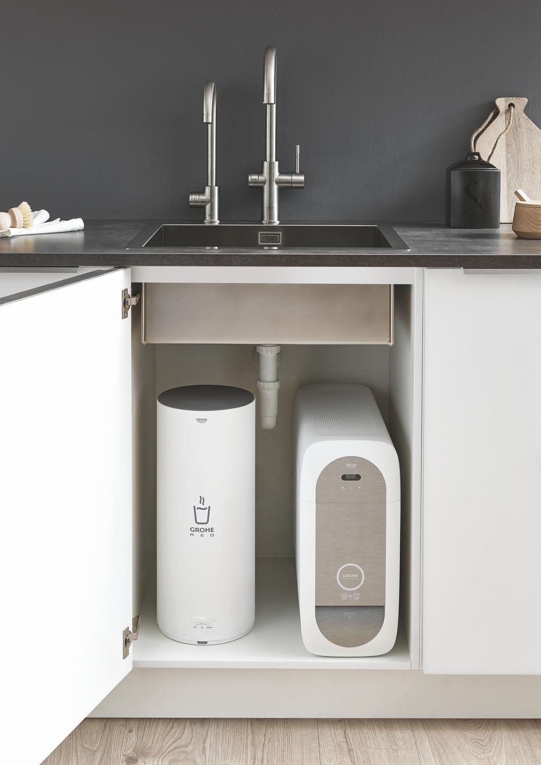 GROHE Küchenarmatur und Boiler Red Duo L-Size L-Auslauf supersteel 30325DC1 - Bild 4