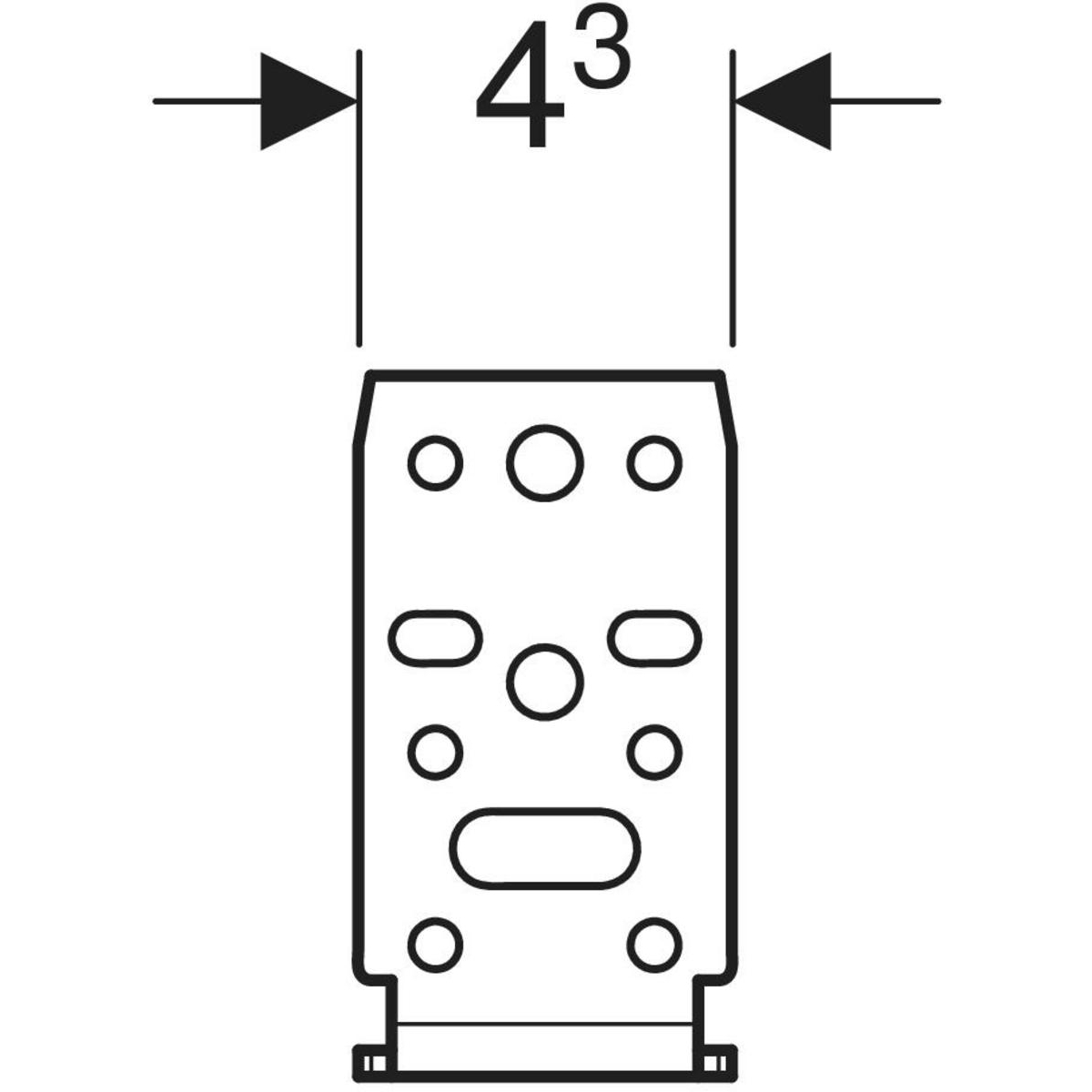 Geberit Duofix Systemwinkel 111.846.00.1