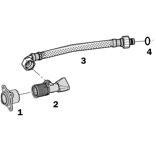 TECE O-Ring für Panzerschlauch 9820025, Ersatzteil TECEspültechnik