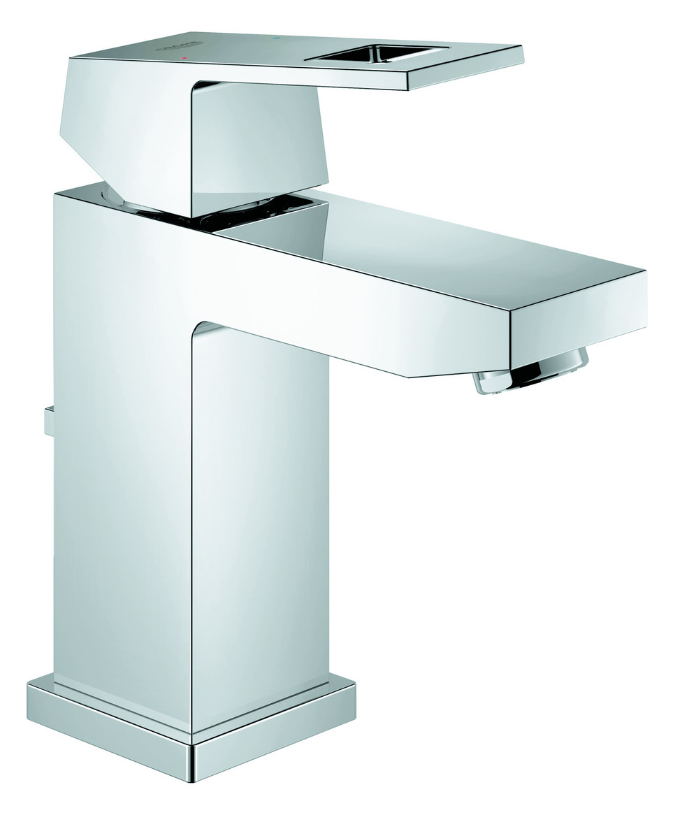 GROHE Waschtischbatterie Eurocube EcoJoy Zugstangen-Ablaufgarnitur chrom 2312700E - Bild 1