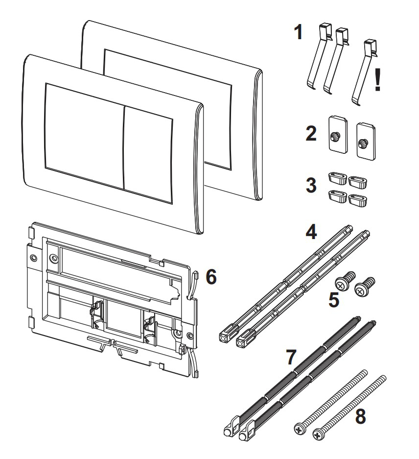 TECE Arretierungsgummi 2er-Set 9820021 - Bild 2