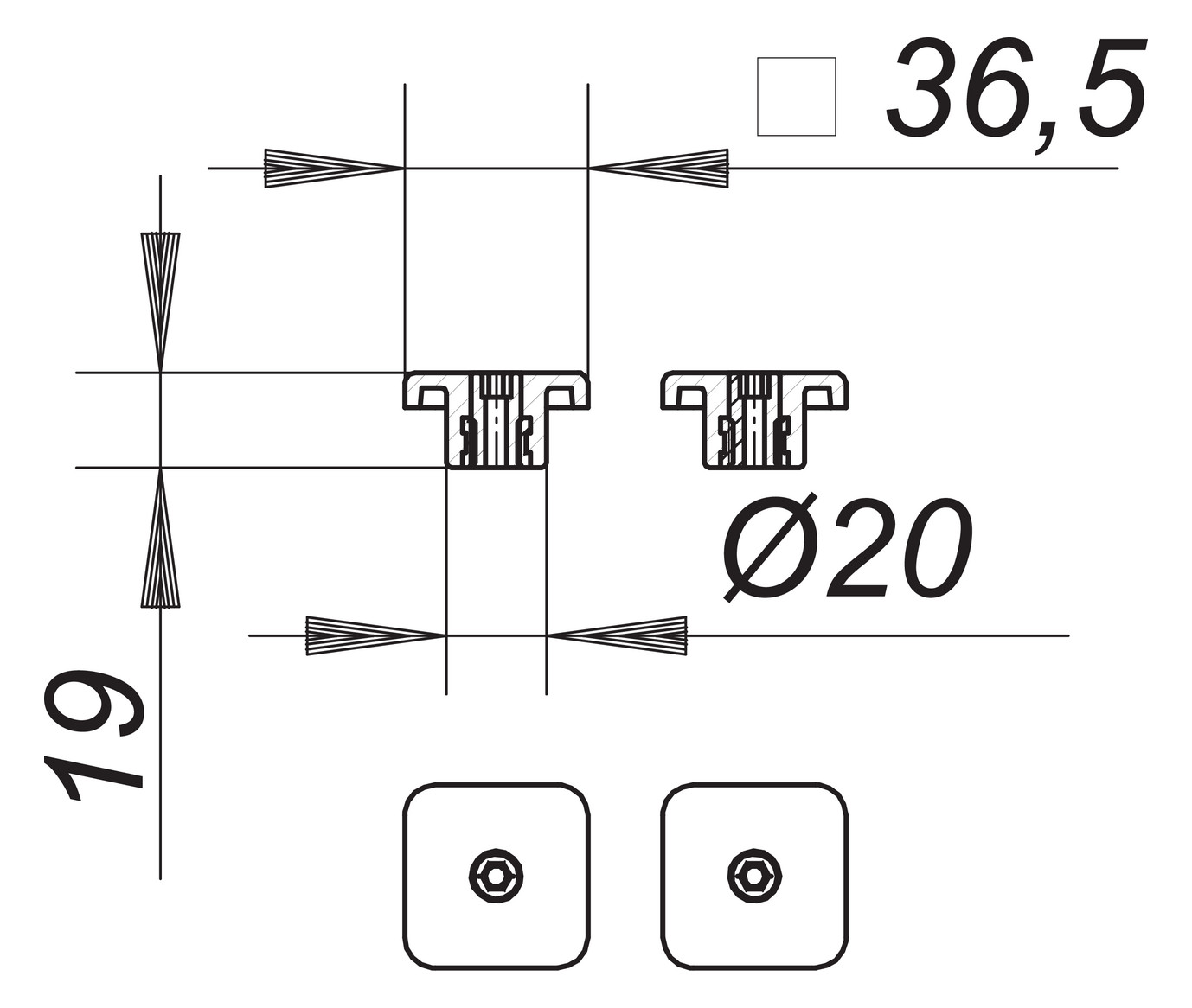 DALLMER Stellschrauben-Set CeraLine 523983 - Bild 2
