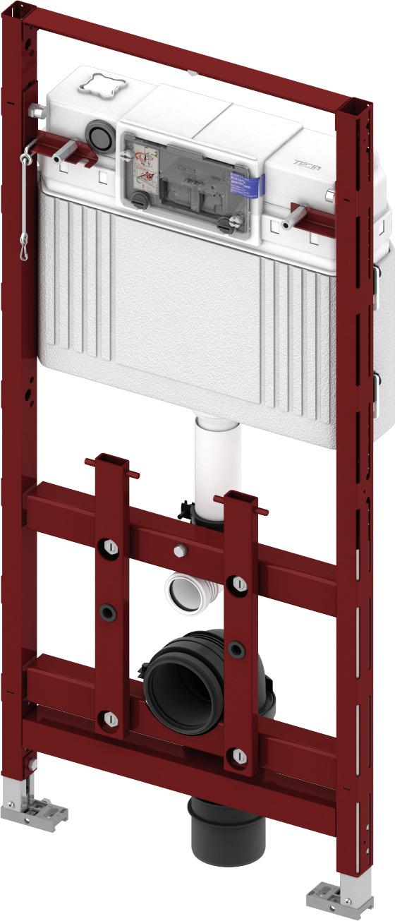 TECElux Spülkasten WC-Modul 100 BH 1120 Einwurfschacht 9600100 - Bild 1