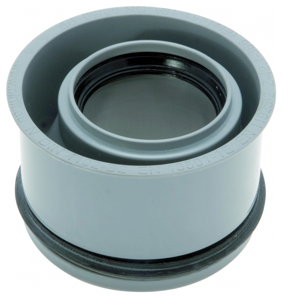 Airfit Abwasser-Innen-Reduzierstück DN 90 x 50 für HT & KG-Rohre 9050IR - Bild 1