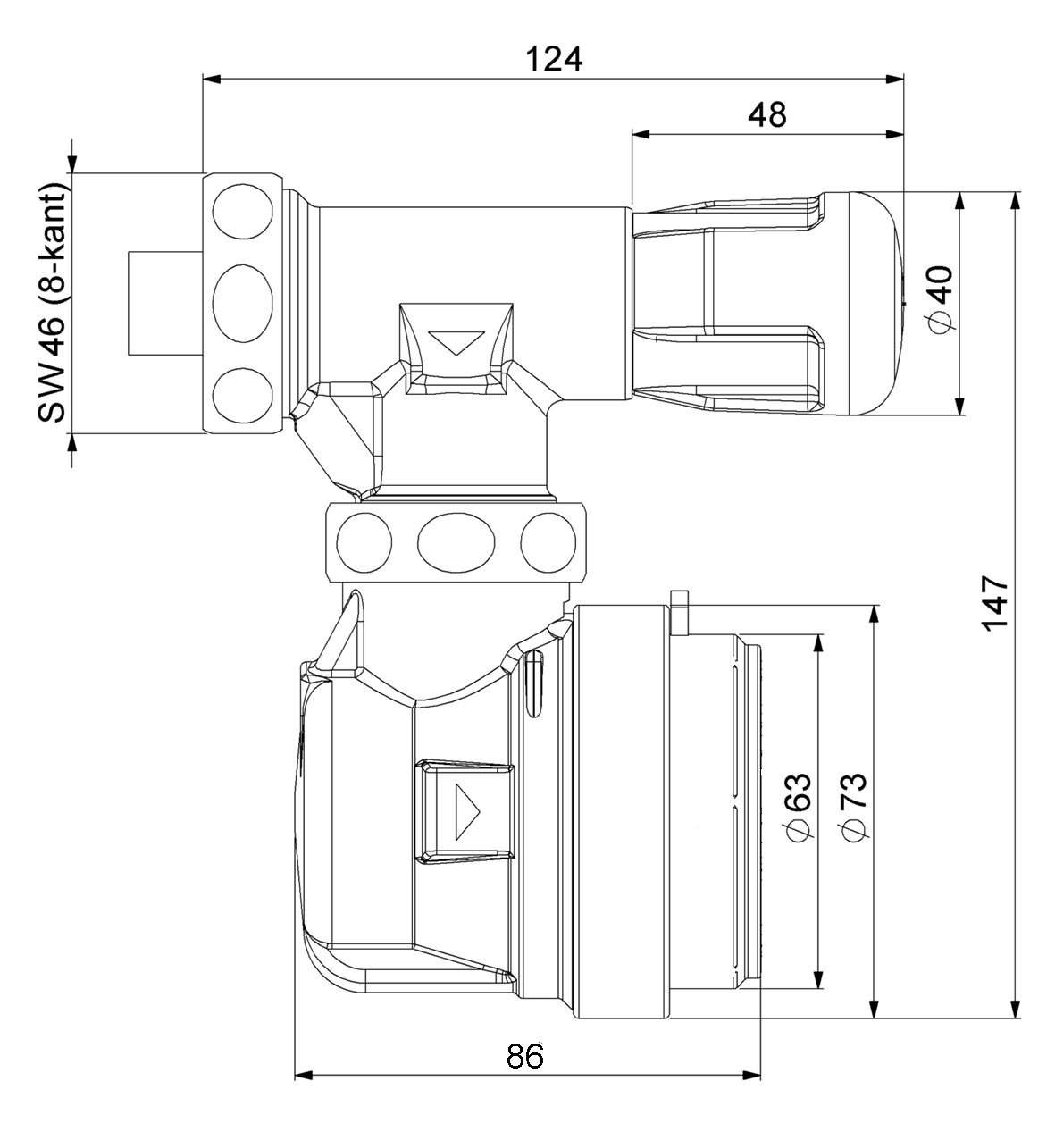 Deltamess Ventilzähler TKS T90 k&w smart M Q3 2,5 cbm 11158 (Eichjahr 2025) - Bild 2