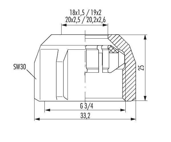 Hummel Klemmverschraubungen MKV-K Set Nr. 26