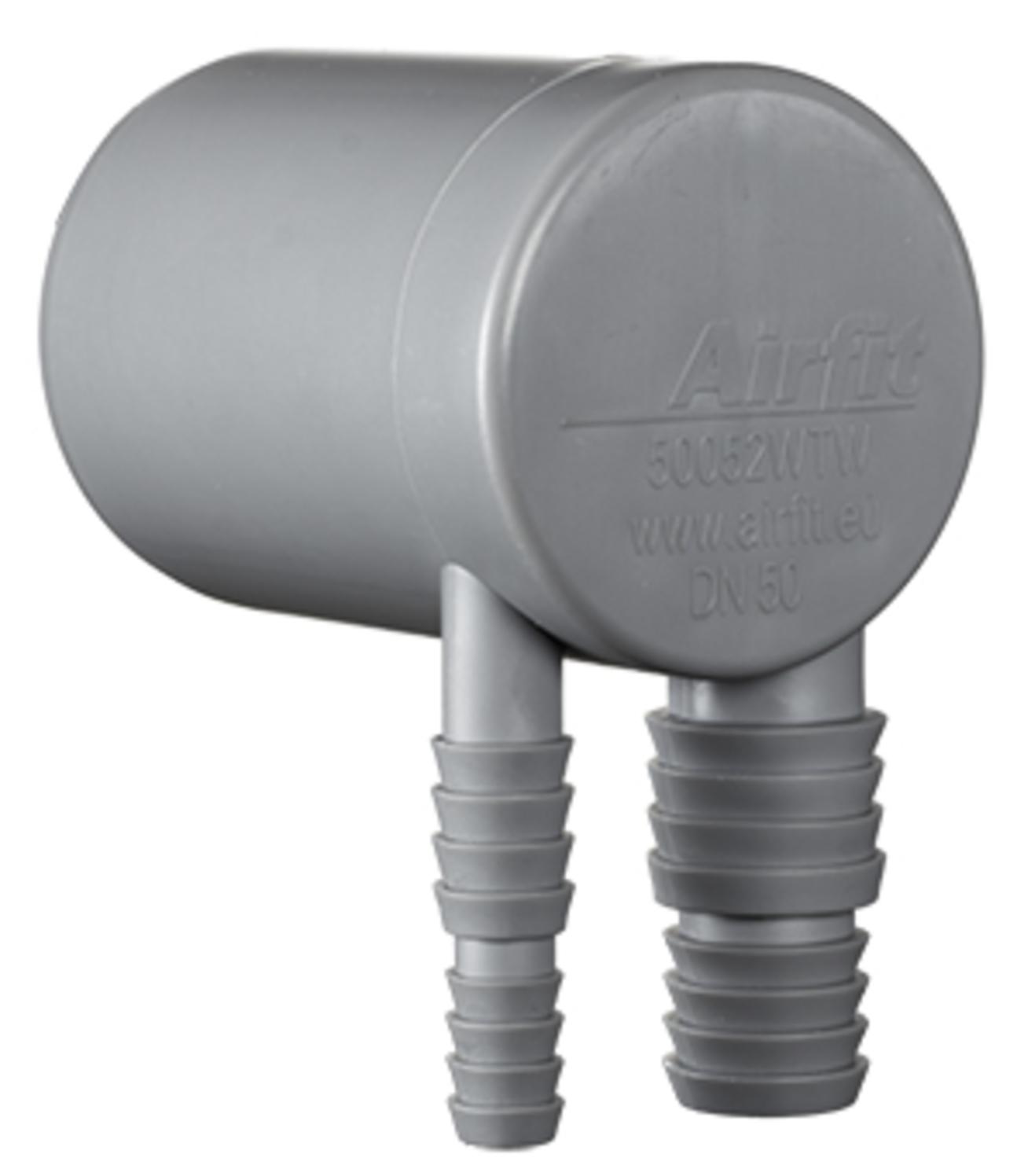 Airfit Doppelanschlusswinkel für WAS und Kondensattrockner DN 50, 50052WTW - Bild 1
