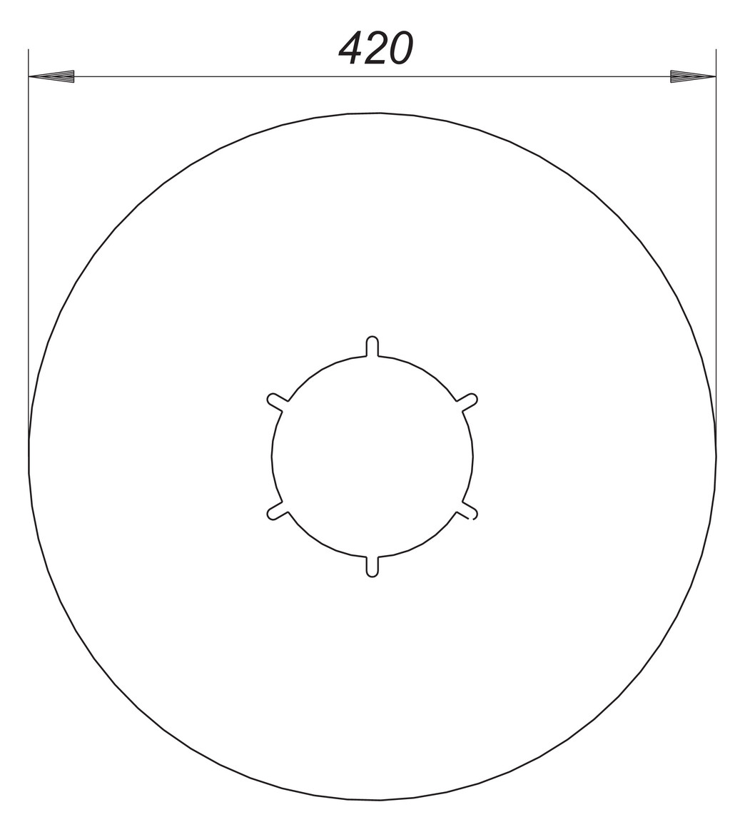 DALLMER Anschluss-Manschette S 10 PVC-weich d: 420 mm 790316 - Bild 2