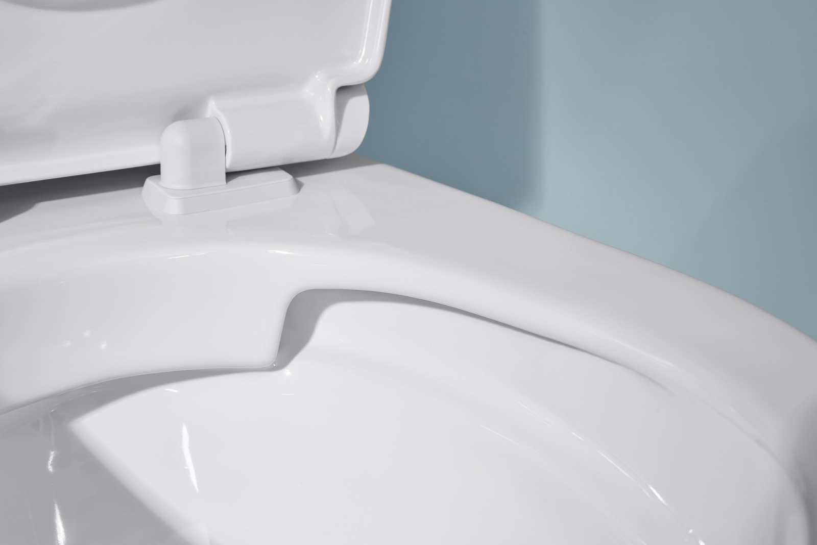 VIGOUR Wand-Tiefspül-WC one V1 weiß, spülrandlos