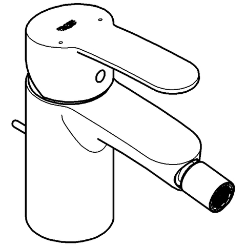 Grohe Eurostyle Cosmopolitan Bidet-Batterie chrom 33565002