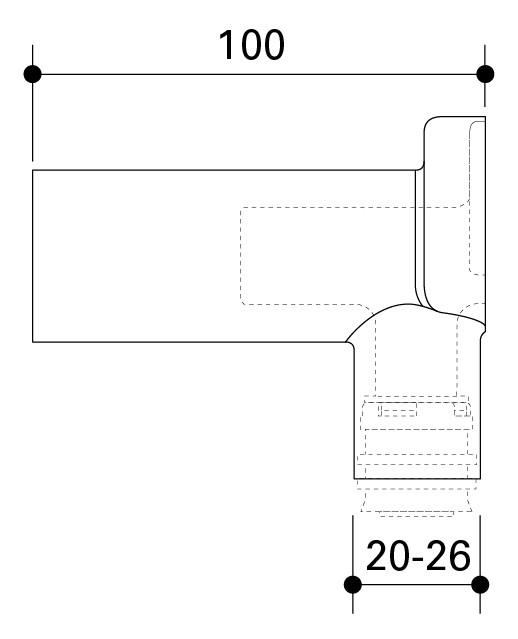 Fränkische Abdichtung alpex 3/4'' für Wandwinkel 35 mm 84926315 - Bild 2