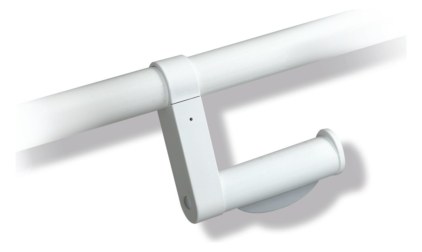 HEWI WC-Papierhalter Serie 801 weiche flexible Rollenbremse reinweiss 801.50.011 99 - Bild 1