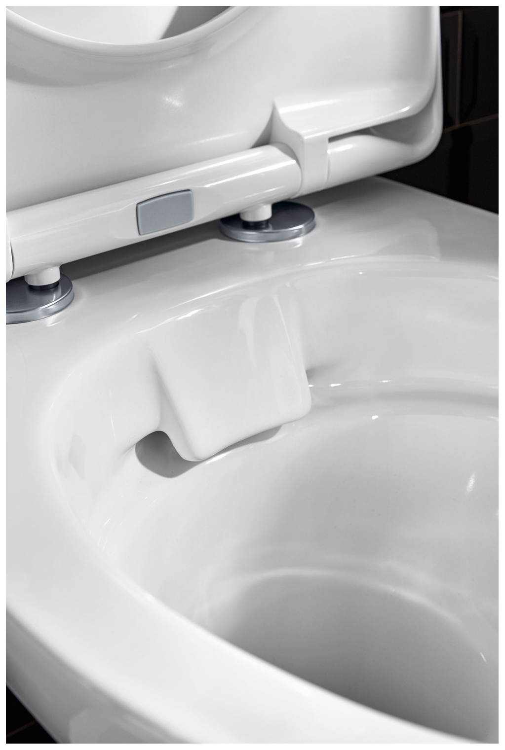 VIGOUR Wand-Tiefspül-WC clivia plus +5cm, ohne Spülrand, Ausladung 54 cm, weiss PflegetectPLUS - Bild 2