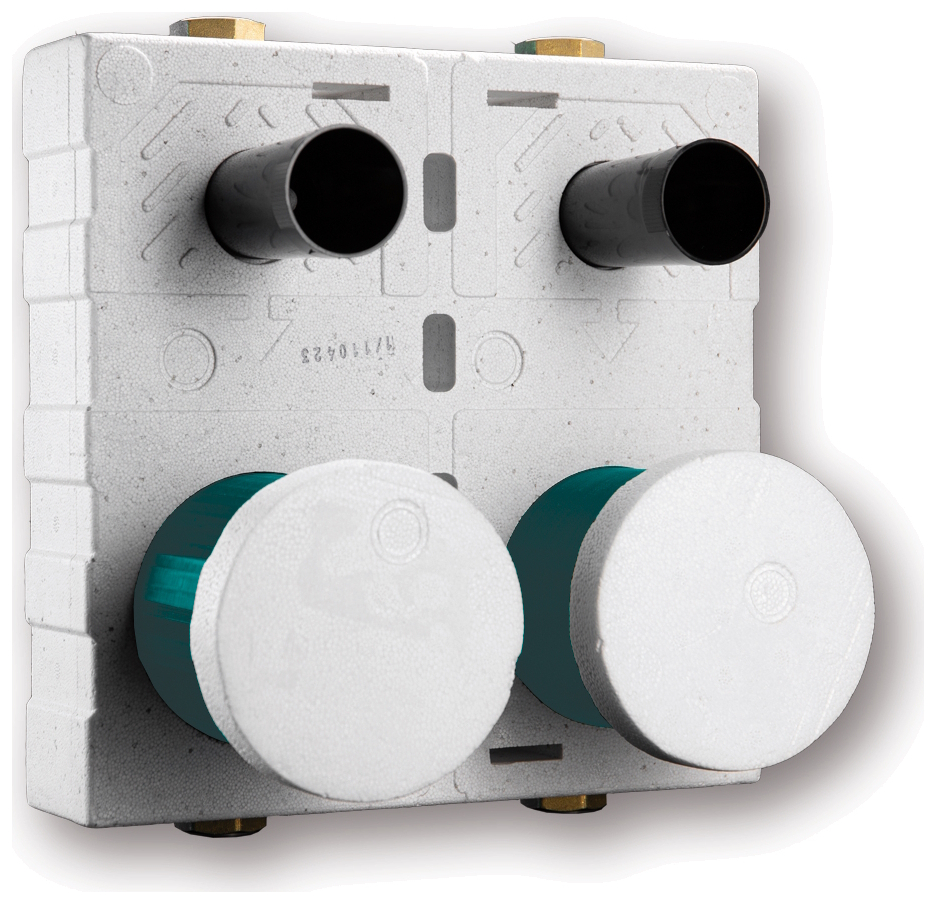 Wittigsthal Wasserzählermodul UP-fix Clever easy 20/2-C DUO für 2 Wasserzähler G2''-Koax Istameter - Bild 1