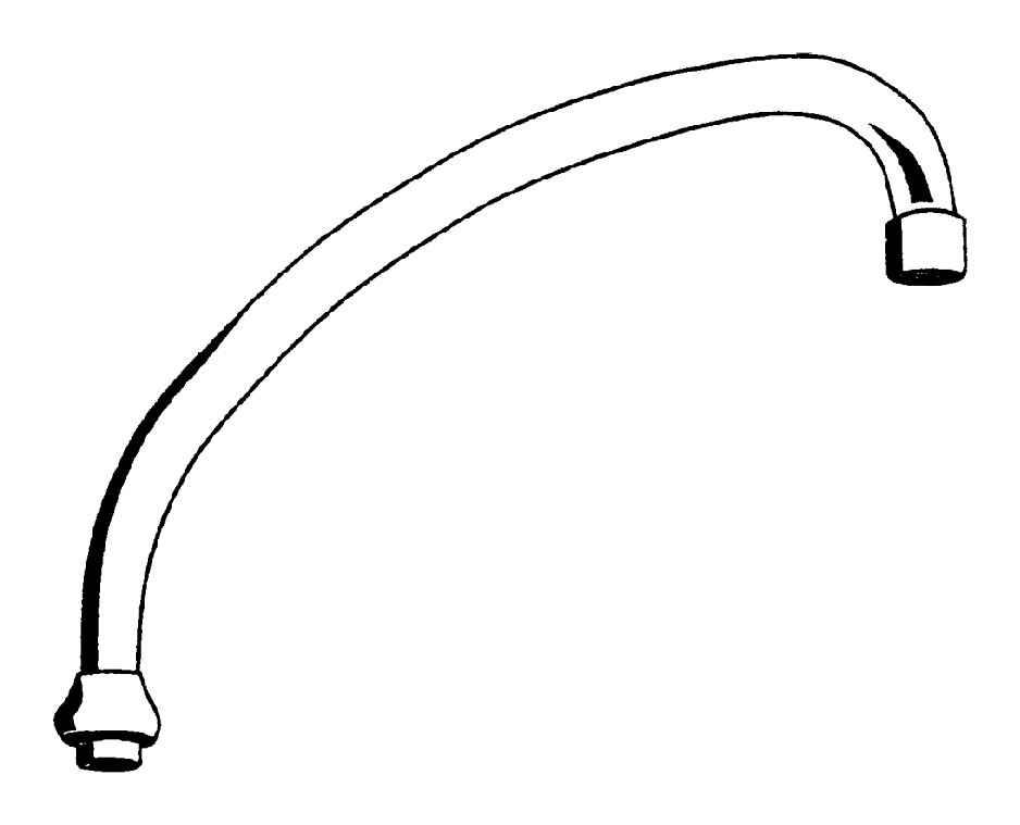 GROHE Rohrauslauf Atlanta Ausladung 235mm 13077000 - Bild 2