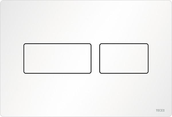 TECEsolid WC-Betätigungsplatte für 2-Mengen-Technik weiß matt 9240433 - Bild 1